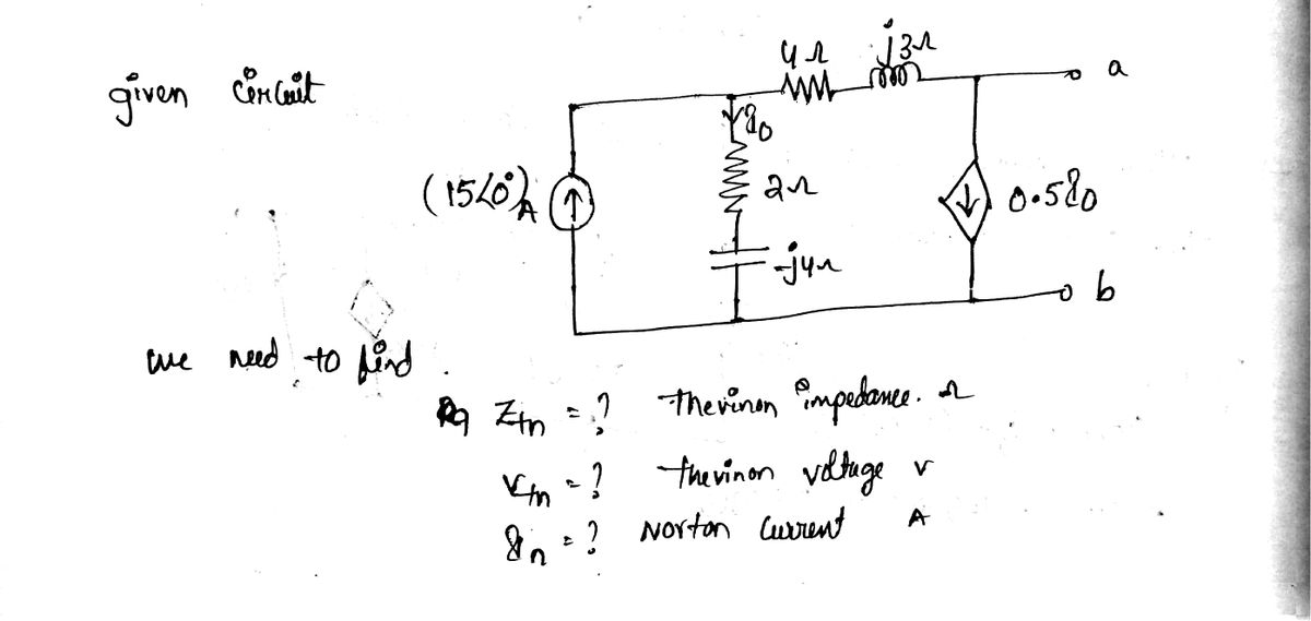 Electrical Engineering homework question answer, step 1, image 1